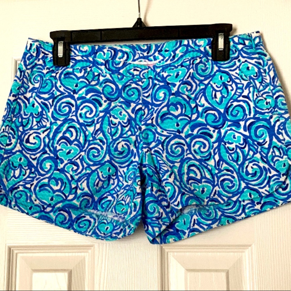 Lilly Pulitzer size 0 zip side shorts